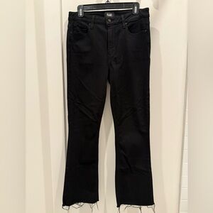 PAIGE Claudine Black High Rise Ankle Jeans, 29